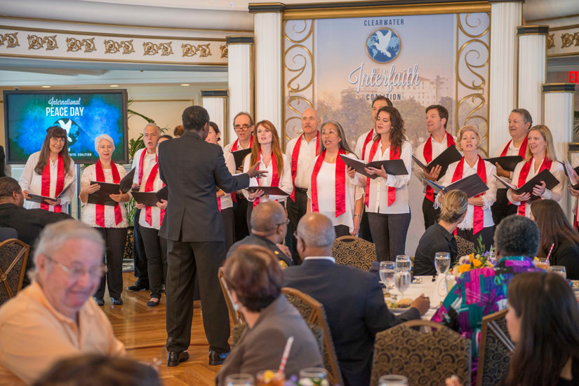 Flag Choir at Interfaith Peace Day